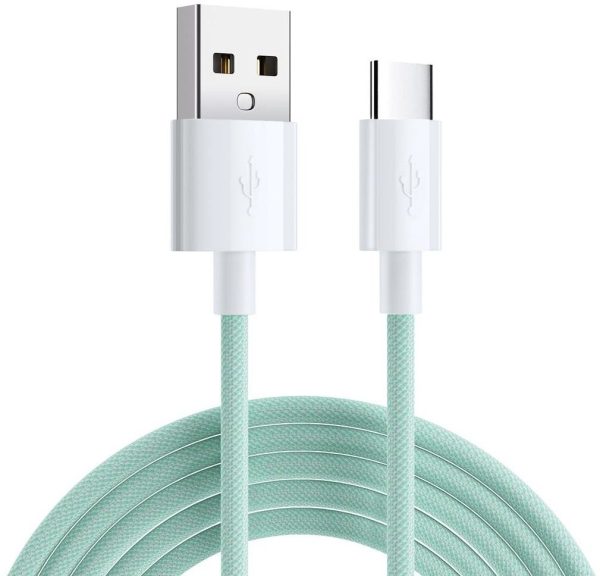 SiGN Boost USB-A to USB-C Cable - Grön 1 meter