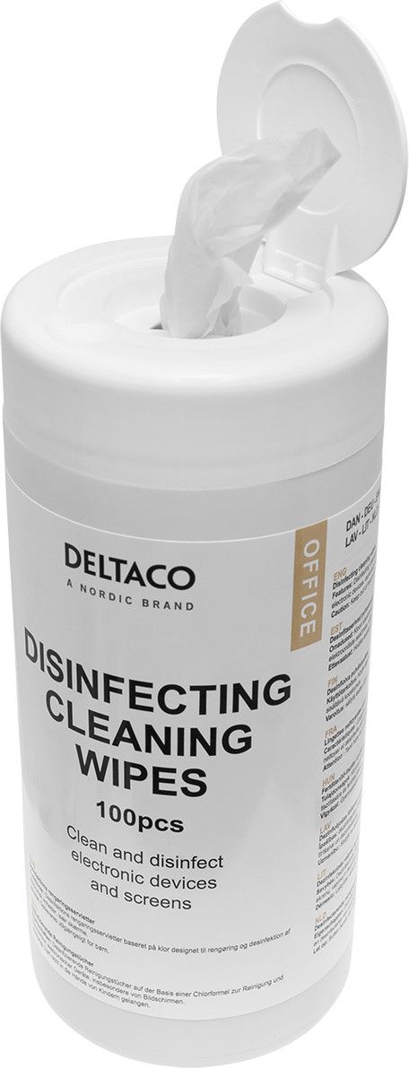 Deltaco Office Disinfecting Cleaning Wipes