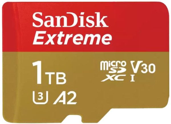 SanDisk MicroSDXC Extreme 190MB/s A2 C10 V30 - 512GB
