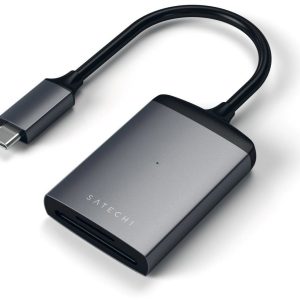 Satechi USB-C UHS-II MicroSD/SD Card Reader - Grå