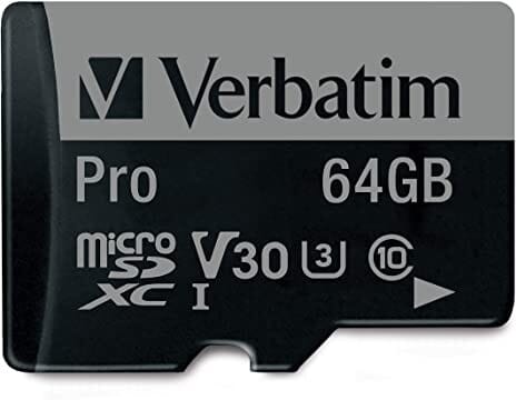Verbatim MicroSD Pro 64GB inkl SD-Adapter