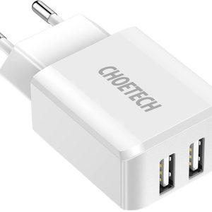 Choetech 10W Dual USB Travel Wall Charger