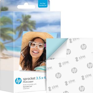 HP Sprocket Zink Paper for Sprocket 3x4 Printer - 50-pack
