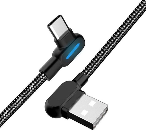 SiGN Angled USB-A to USB-C Cable