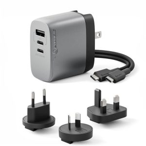 Alogic 3X67 Rapid Power 67W Multi-Country Travel GaN Charger