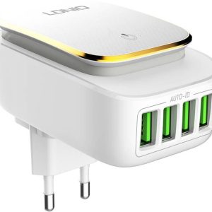 LDNIO Wall Charger with Night Light Function A4405 + Lightning Cable