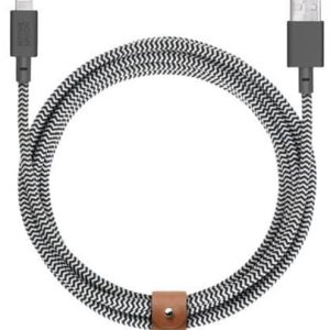 Native Union Belt Cable XL Lightning - Zebra