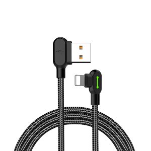 Mcdodo Button USB-A- till Lightning-kabel - Svart 3 meter