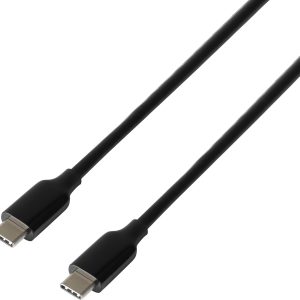 Deltaco USB-C- till USB-C-kabel 60W - 3 meter