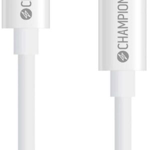 Champion USB-C Cable 60W - Vit 1 meter