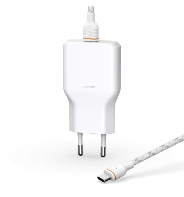 Unisynk 36W Slim Charger + USB-C to USB-C Cable