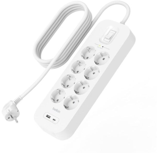Belkin Connect Surge Protector 8 Outlet with USB-C and USB-A