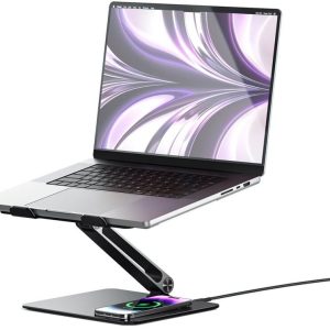 Alogic Elite Power Laptop Stand with Wireless Charger