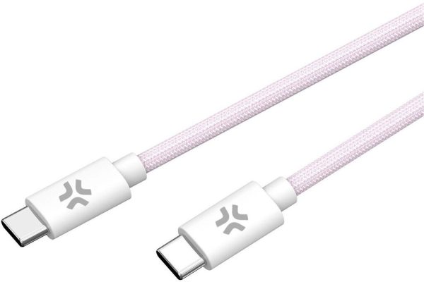 Celly 60W USB-C till USB-C-kabel - Ljusblå