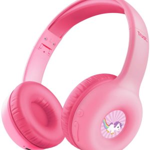 Trust Nouna Wireless Kids Headphones - Svart/gul