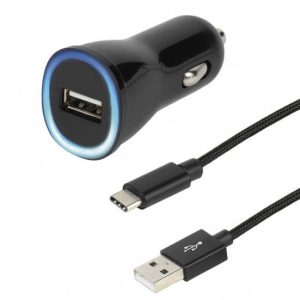 Vivanco Billaddare med USB-C-kabel